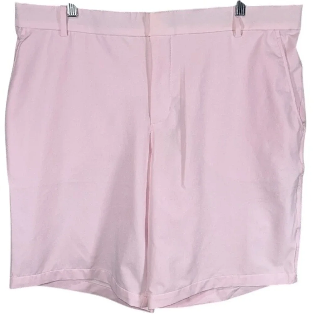 Nike Golf Shorts Men's Size 40 Pink Chino Pockets Dri Fit Golfer Casual‎ Sport